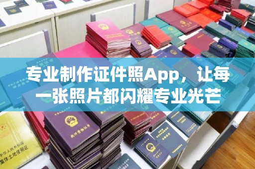 城东专业制作证件照App，让每一张照片都闪耀专业光芒