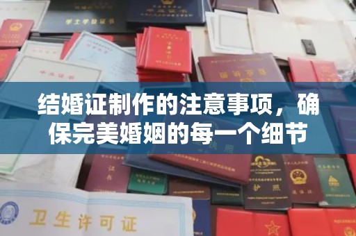 城东结婚证制作的注意事项，确保完美婚姻的每一个细节