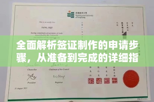 城东全面解析签证制作的申请步骤，从准备到完成的详细指南