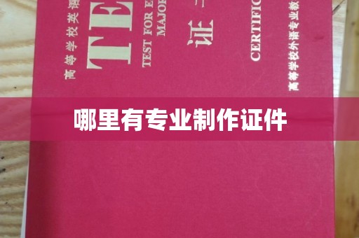 城东哪里有专业制作证件