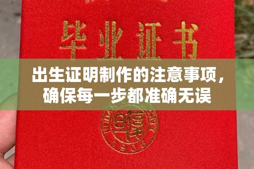 城东出生证明制作的注意事项，确保每一步都准确无误