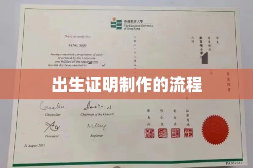 城东出生证明制作的流程