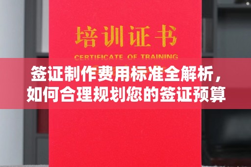 城东签证制作费用标准全解析，如何合理规划您的签证预算？