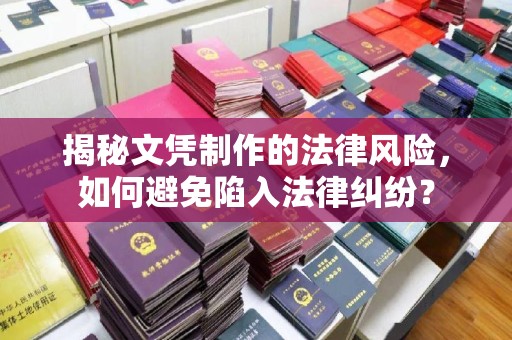 城东揭秘文凭制作的法律风险，如何避免陷入法律纠纷？